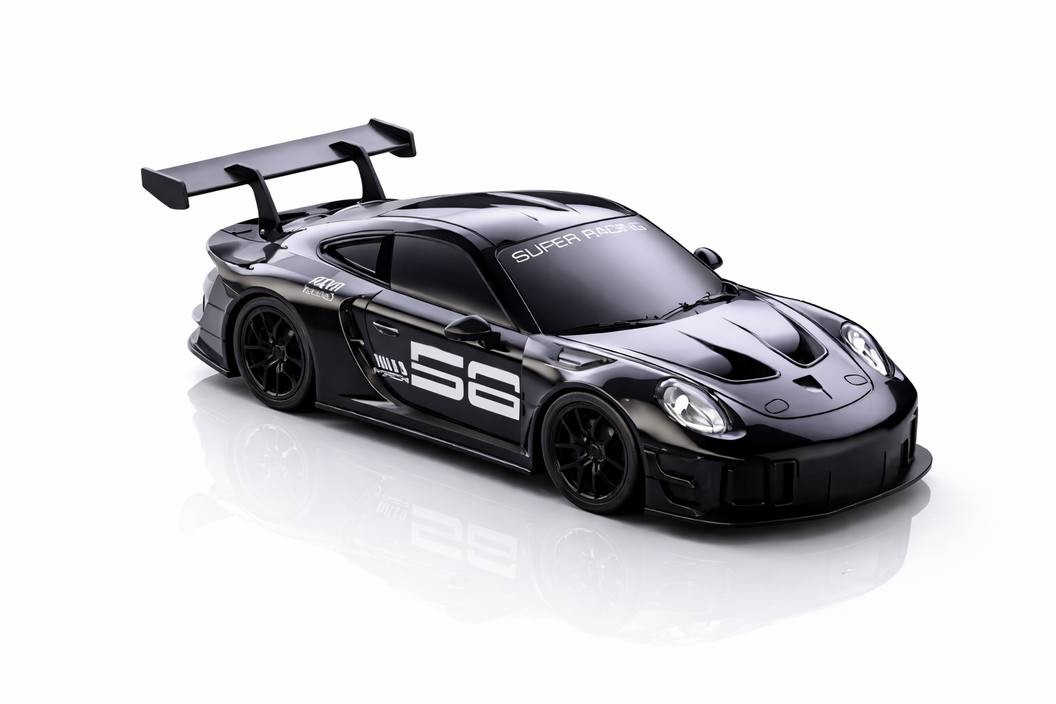 Black Porche RC car